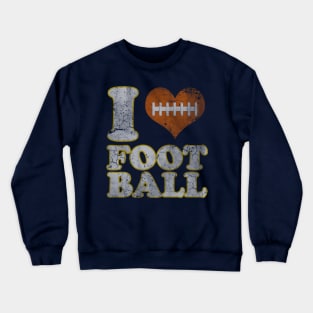 I Heart Football Crewneck Sweatshirt